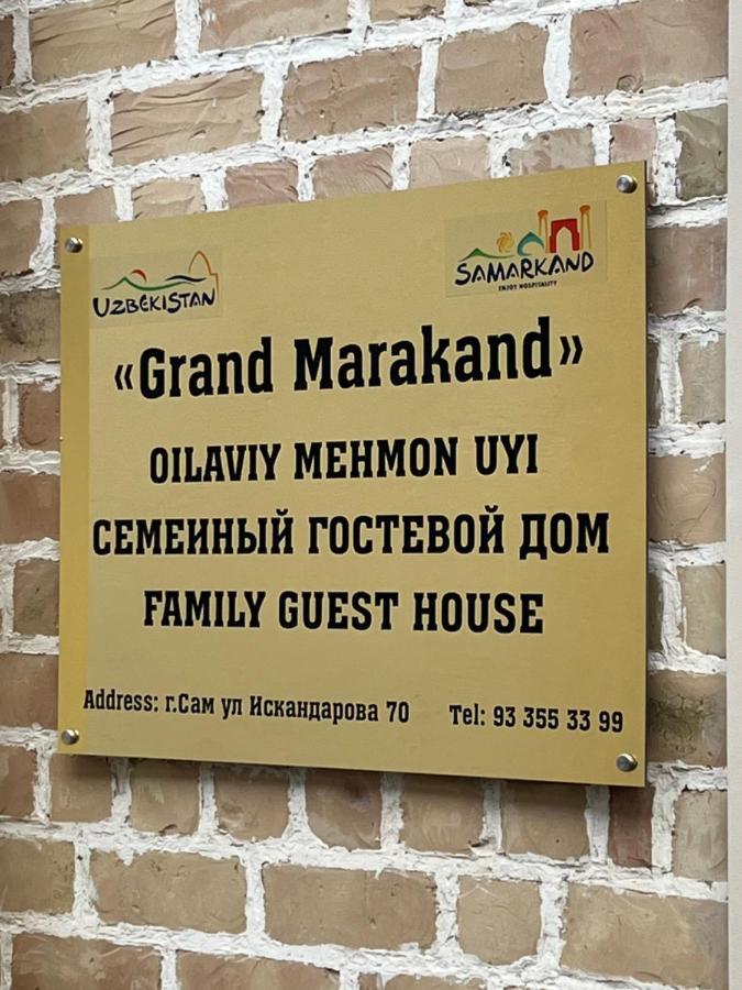Hotel Grand Marakand Samarkand Esterno foto